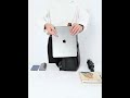 Real cow leather backpack for men , for 15.6 inch laptop bag , full grain leather .