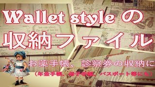 Wallet Styleの収納ファイルNO1