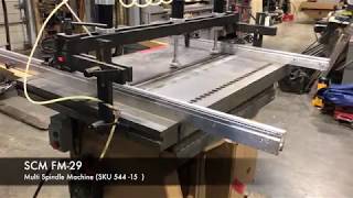 SCM FM-29 Multi-Spindle boring Machine 32mm- SKU 544 15 Net Worth