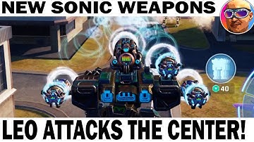 WILD LEO ATTACKS THE CENTER!  WAR ROBOTS REMASTERED NEW SONIC WEAPONS MK2! MAX GAMEPLAY WR!