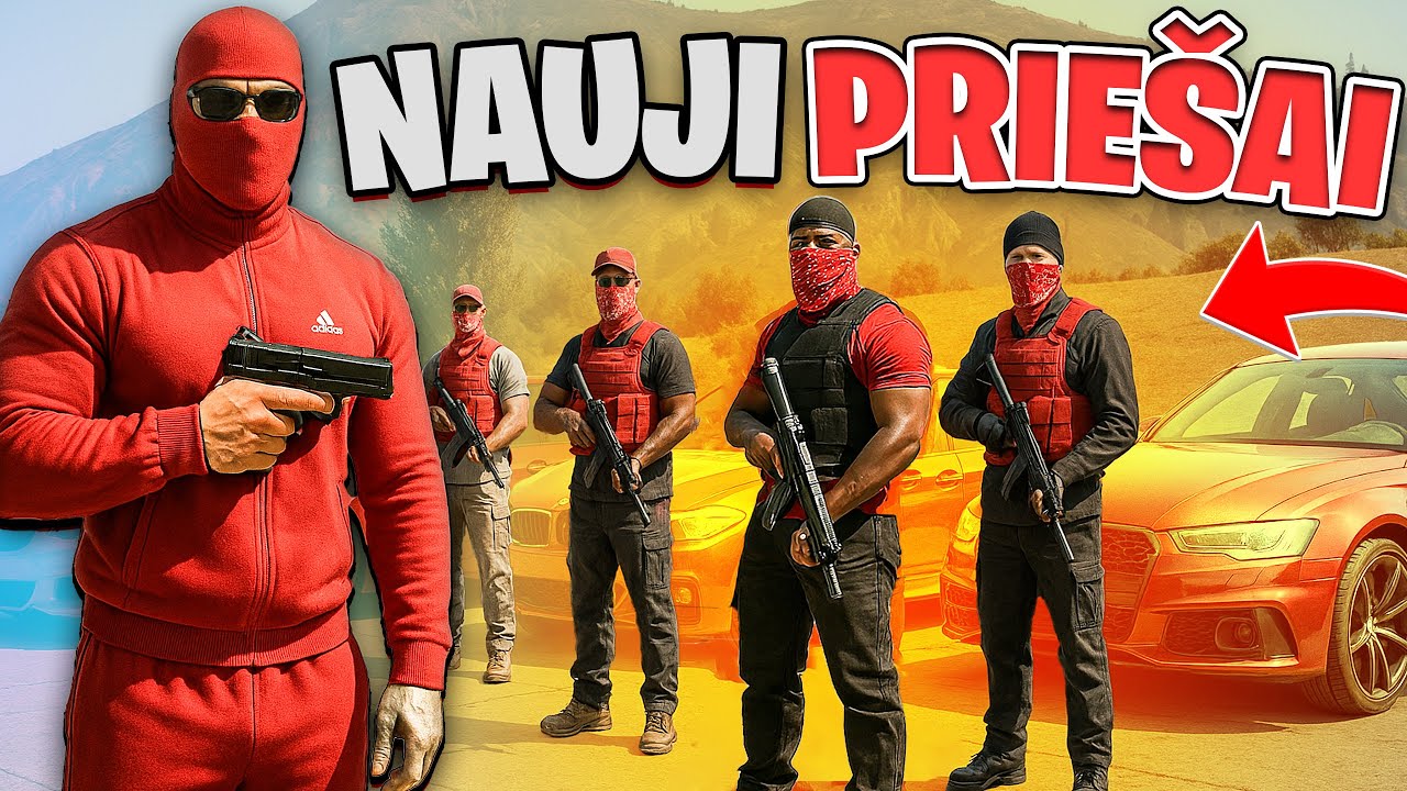 JUOZO GAUJA SUSIRADO PRIEŠŲ ?  GTA ROLEPLAY LIETUVIŠKAI (GTA Kaimeliai.LT)