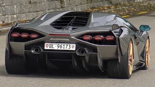 $4,5M Lamborghini Sian with 820HP V12 in Zürich (2025) - Revuleto, DMC Aventador Acceleration Sound
