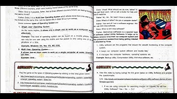 Computer Class || Std - 6 || Chapter-1 || Let Us explore- Our computer OS, App. s/w || Part-2