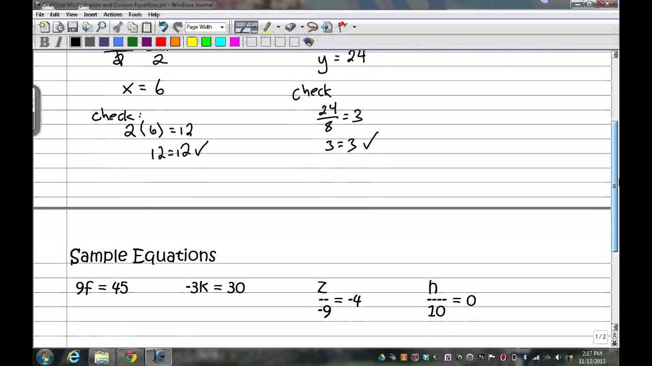 one-step-multiplication-and-division-equations-youtube