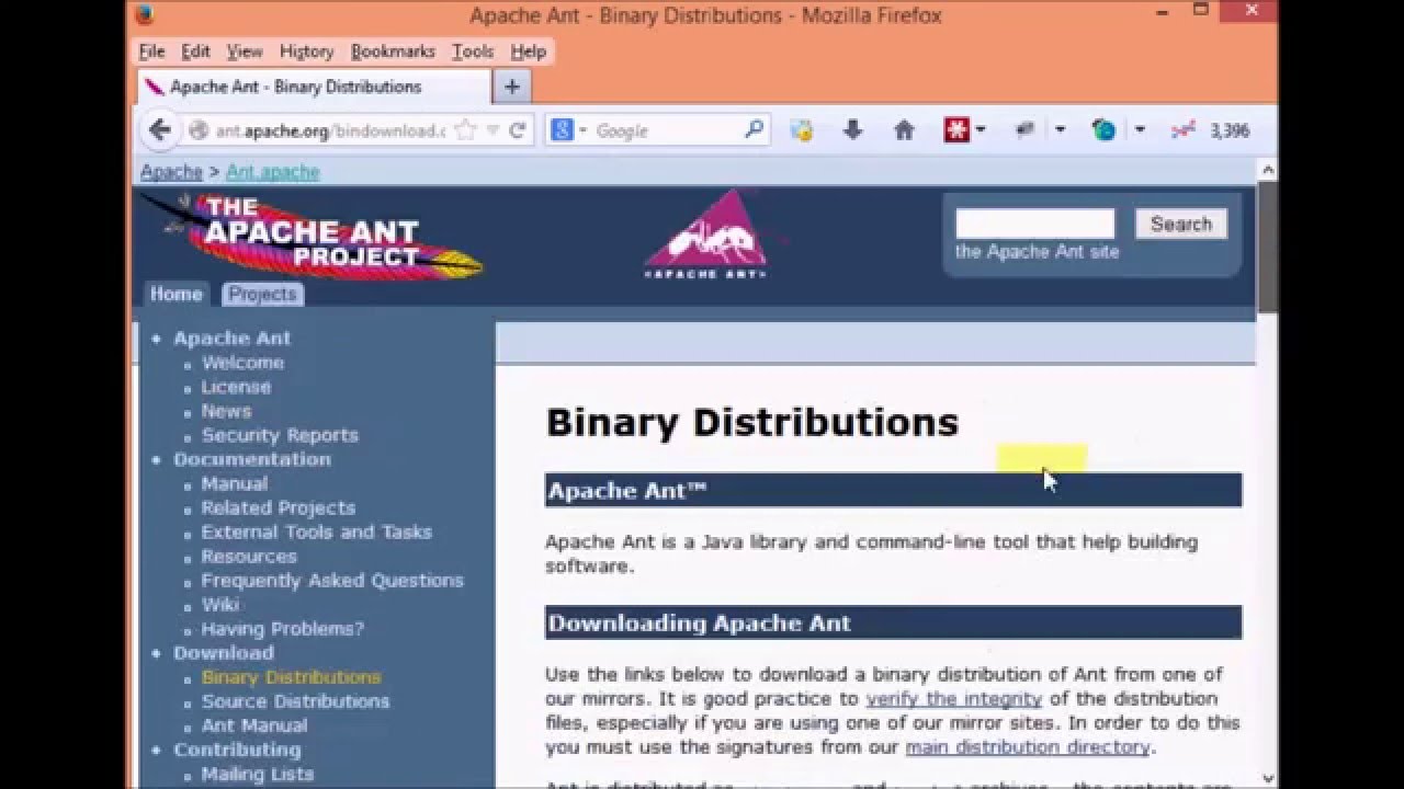 download apache ant 1.6