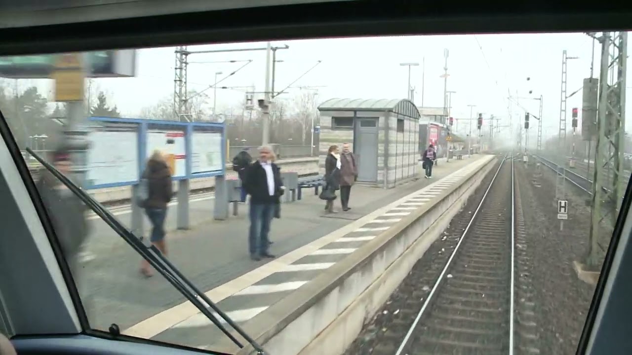 🇩🇪 Führerstandsmitfahrt S3 von Darmstadt nach Bad Soden - durch den Stammstreckentunnel Frankfurt