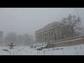 Walk with me NYC, Columbia university during winter storm Feb 1st 2021
