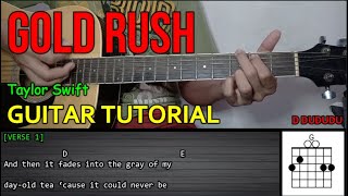 Taylor Swift – GOLD RUSH | Guitar Tutorial | LYRICS and CHORDS | Cover