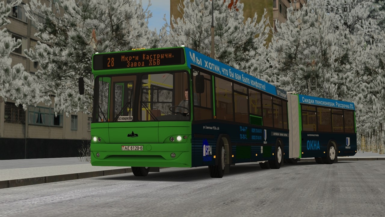 OMSI2, Новобобруйск, (28), МАЗ 105.465 2011г, с информатором