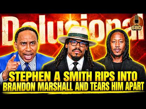 🚨Stephen A Smith FIRES BACK.SHREDDED Brandon Marshall too pieces. EXPOSED him bad. Looking for work.