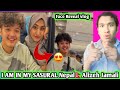 Face reveal vlog alizeh jamali  i am in my sasural  nepal we almost miss our flight redaction