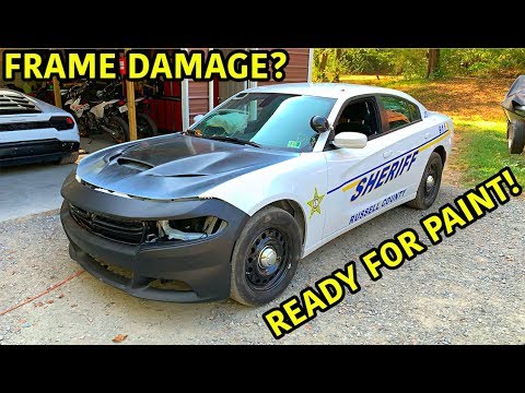 Rebuilding A Wrecked 2018 Dodge Charger Police Car Part 3