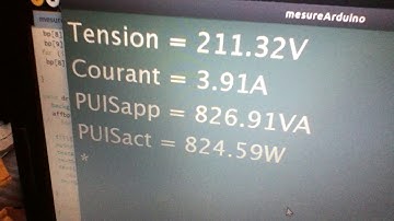Mesure6: Comparaison Arduino vs pince Ampèremétrique