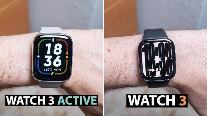 Xiaomi Redmi Watch 3 vs Redmi Watch 3 Active