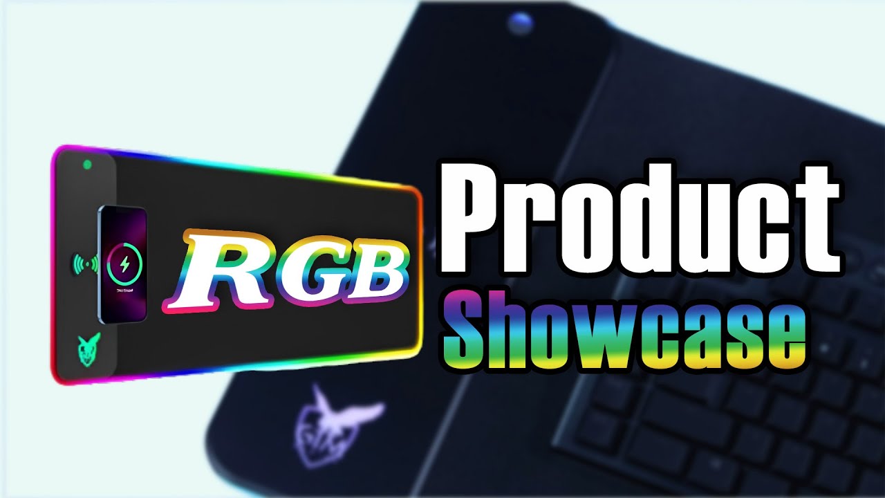 GIM's RGB Wireless Charging Mouse Pad - Level Up Your Gaming!