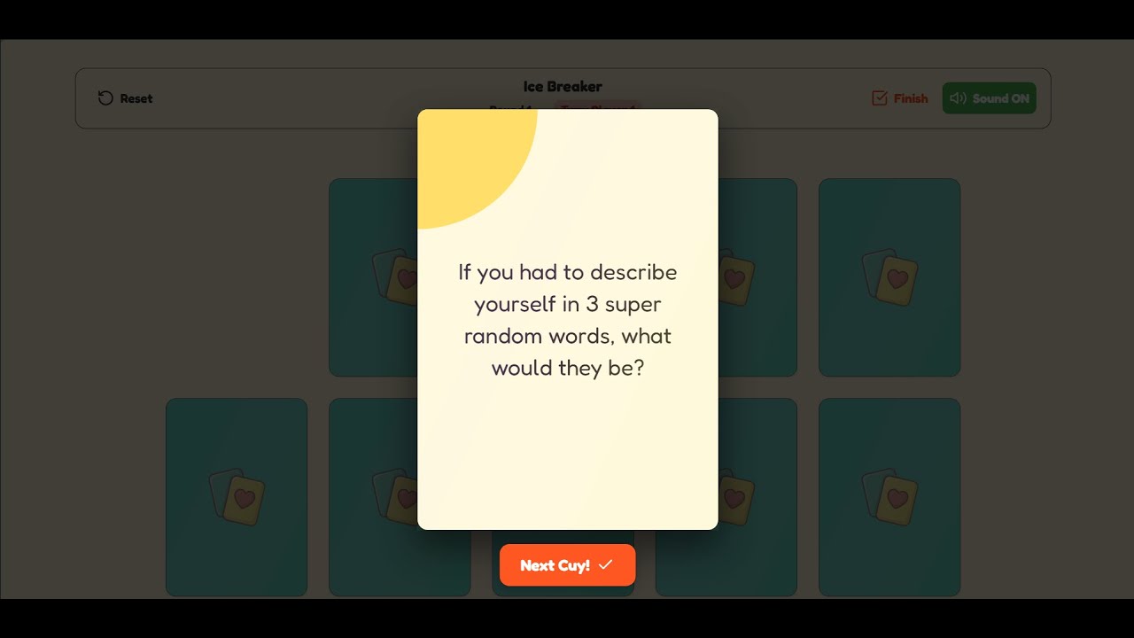 kenallebih Demo: Stop the small talk! Connect deeper with kenallebih 🎲