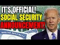 JUST ANNOUNCED Social Security Raise COLA 2024 SSI SSDI VA