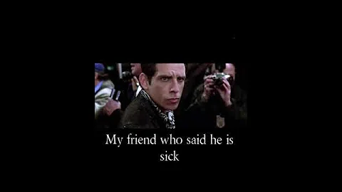 POV: You invite your friend to go out #zoolander #friends #memes #life