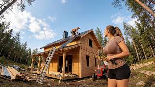 COUPLE cabin Construction: What It Takes to Build Off Grid