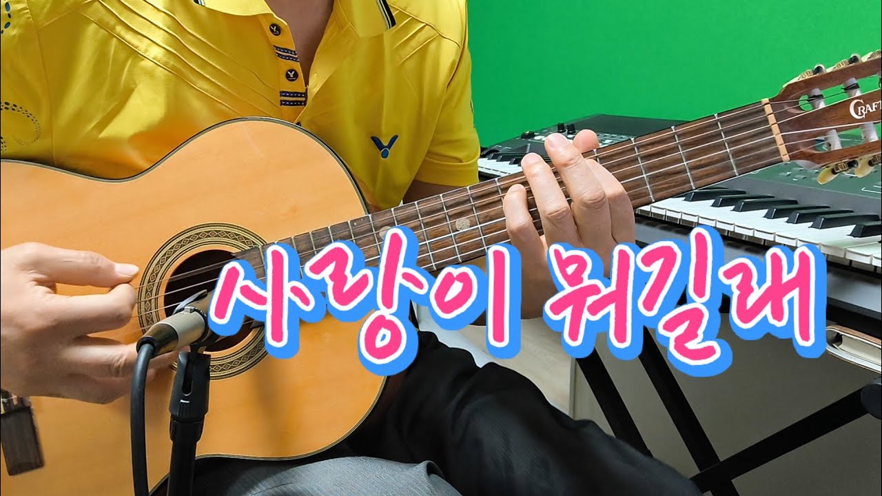 사랑이 뭐길래. (최영철) 기타연주. 