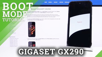 How Starting Screen Looks in Gigaset GX290 – Discover Boot Animation
