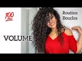 Routine VOLUME cheveux bouclés / CURLY HAIR ROUTINE