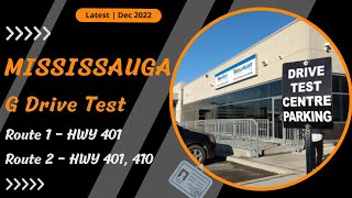 Mississauga Drive Test G Route | Modified 2022 | G Test Route Mississauga
