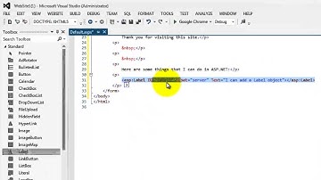 ASP .Net (3) - Building Your First ASP .NET Web Site