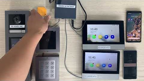 HIKVISION  DS-KD8003-IME1 module Video Intercom function test