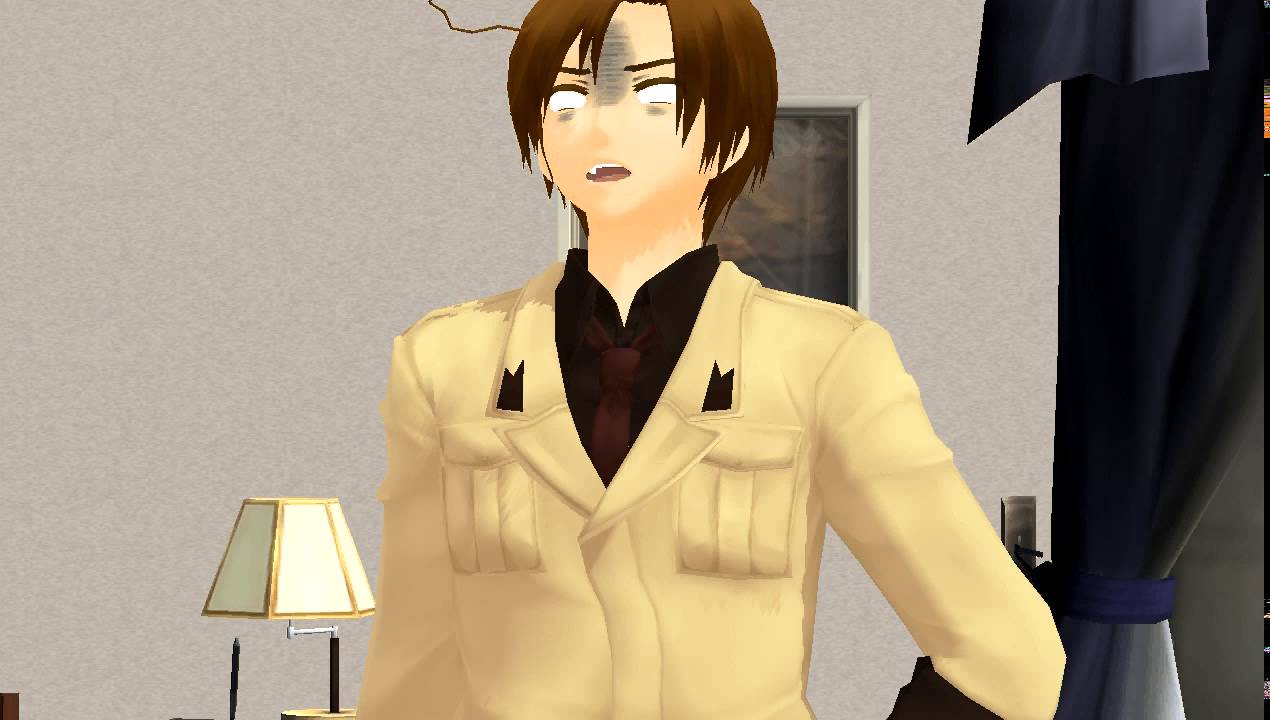 [MMD -  APH] When people laugh like (Romano breaks Spain) [Spamano]