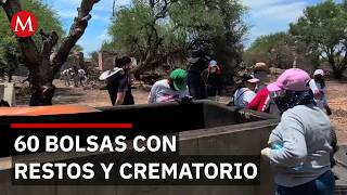 Colectivos hallan 60 bolsas con restos y un crematorio clandestino en Jalisco