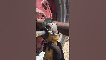 How to shorten (cut down) solid tractor axles.  International 1256