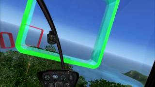 FSX - Tutorial 12 - Helicopter Maneuvers 2 (1.24) Land on a Yacht - HD