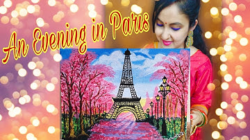An Evening in PARIS | acrylic painting for beginners | acrylic painting for beginners landscape