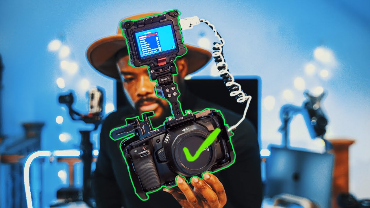 Blackmagic pocket 6k minimal rig setup