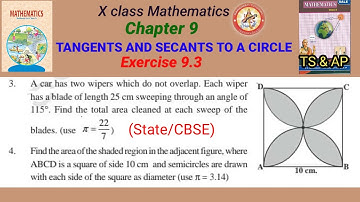 EX-9.3 (Part-2) X class TANGENTS & SECANTS TO A CIRCLE