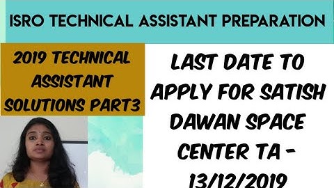 ISRO Technical Assistant Electronics 2019 Questions  Solutions Part3