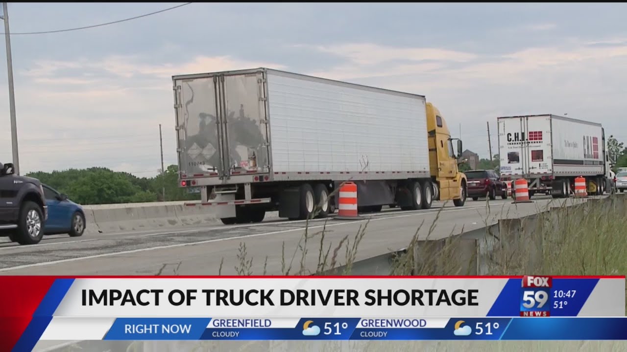 Impact of truck driver shortage - YouTube