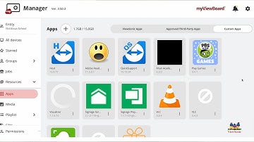myViewBoard Manager: Deploying Apps