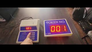 Single display with Single Pad Wireless Token display machine 