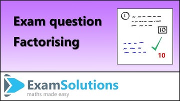 Factorising | C1 Edexcel January 2013 Q1 | ExamSolutions