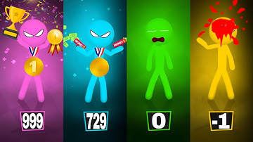 Stickman Party - Tournament Mode 1 23 4 Players Random - MiniGames Gameplay - New Update