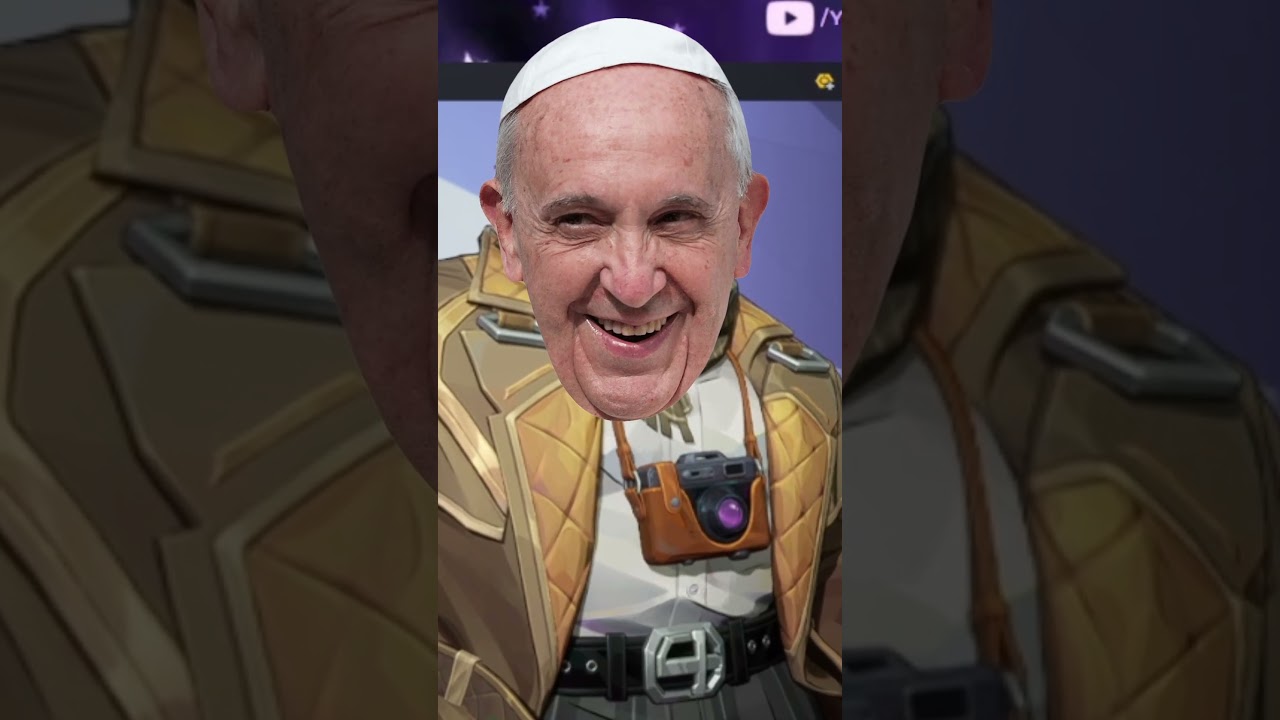 THIS WAS FOR THE POPE