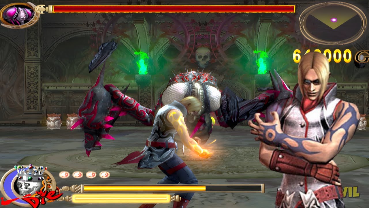 GOD HAND MOD AZEL HELL FIRE STAGE 7 CLEAR HARD GAMEPLAY