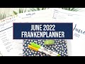 My June 2022 Frankenplanner Setup | Classic Happy Planner | Printable Happy Planner Inserts