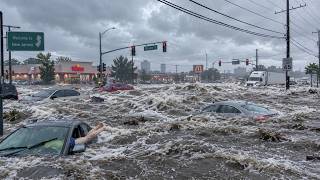 2 minutes ago in New Jersey, flooding turned cities into oceans! Storm Nor'easter