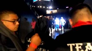 Full Talk to Tony Lopez before James DeHerrera ring entrance Guide