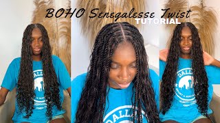 How to BOHO Senegalese Twist |  Ft. Hause of HB