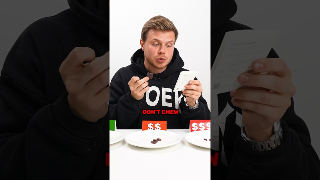 GUESS the most expensive CHOCOLATE 🍫 (ep. 2) #shorts