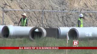 Alabama Recognized for  Drawing Big Business Deals